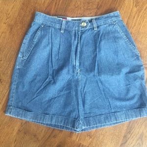 Tommy Hilfiger High Waisted Jean Shorts